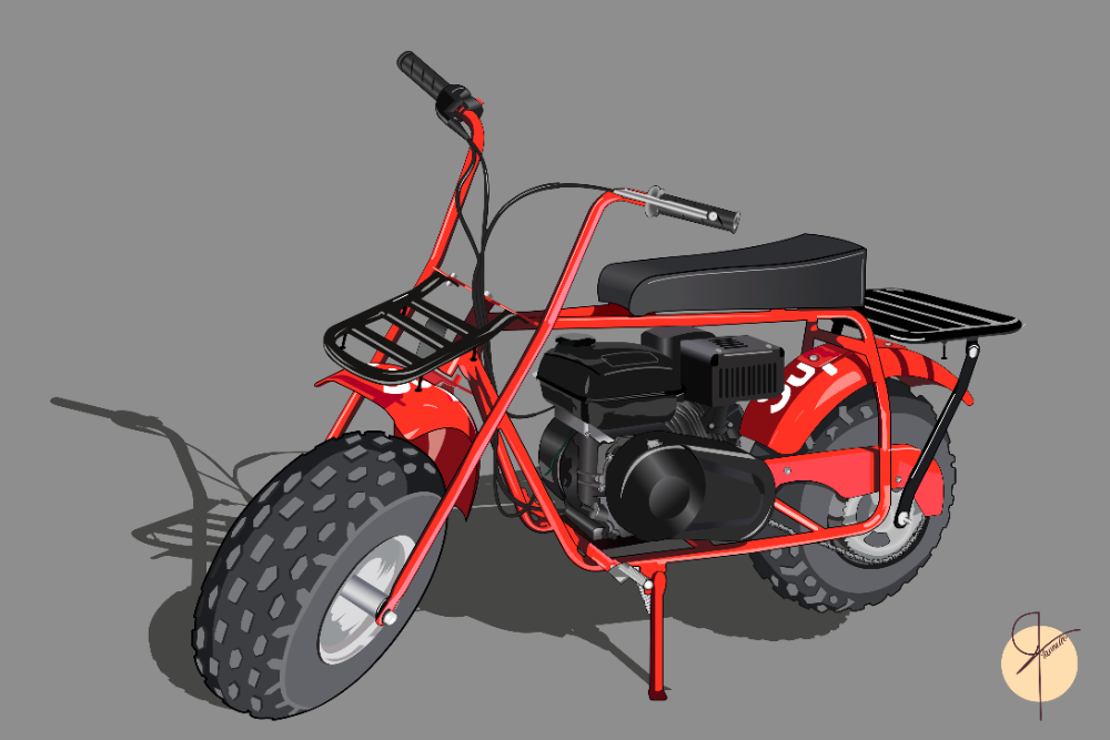 Supreme coleman mini bike top retail